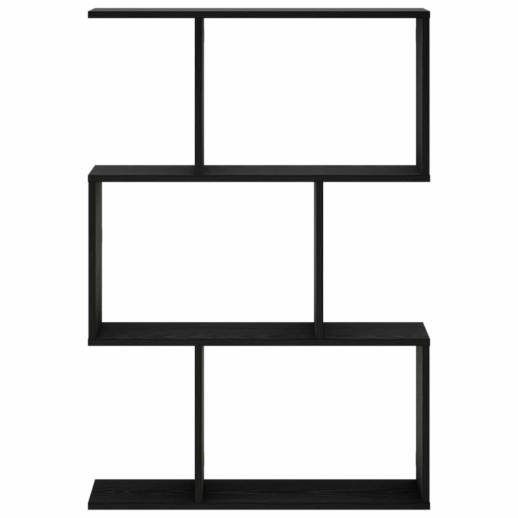 vidaXL Półka ścienna Czarny dąb 72 x 17 x 105 cm Drewno inżynieryjne