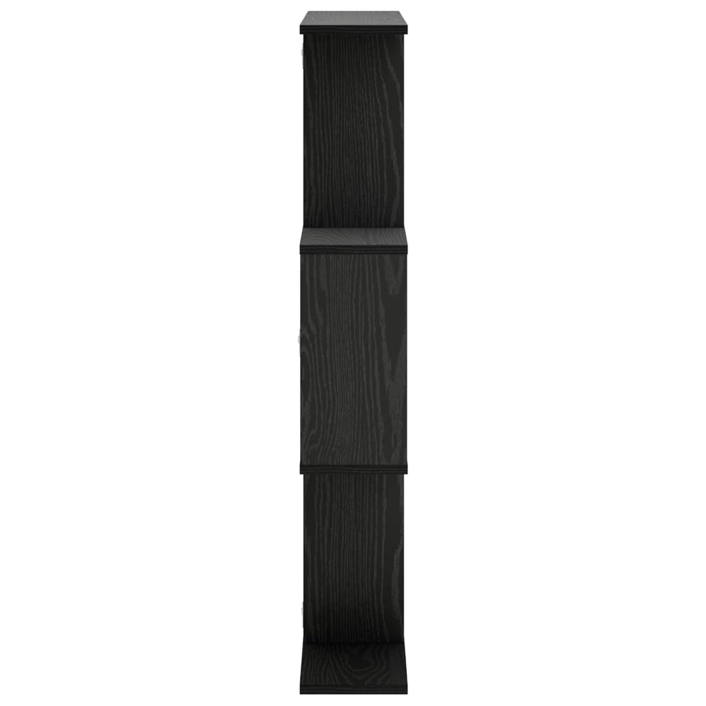 vidaXL Półka ścienna Czarny dąb 72 x 17 x 105 cm Drewno inżynieryjne