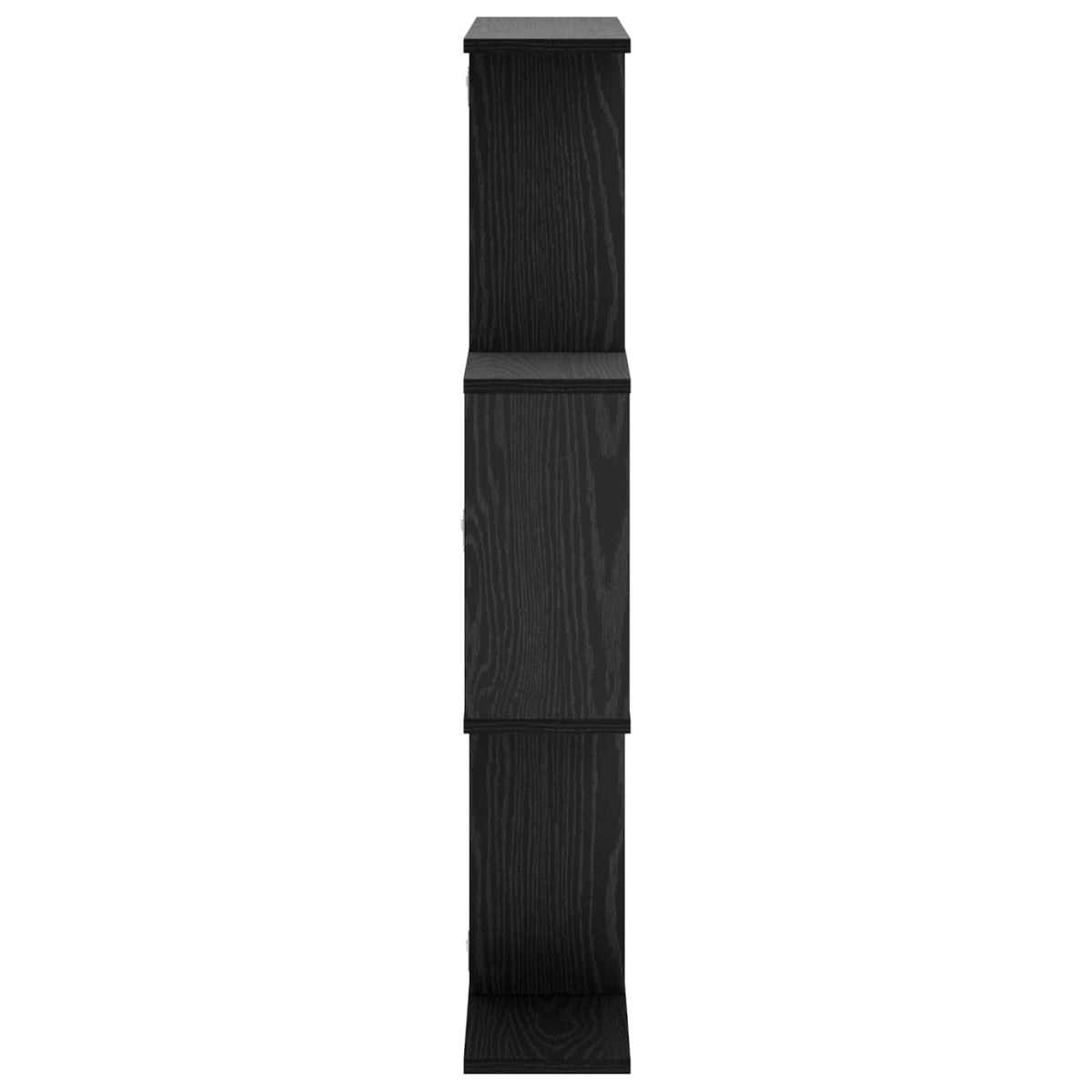vidaXL Półka ścienna Czarny dąb 72 x 17 x 105 cm Drewno inżynieryjne