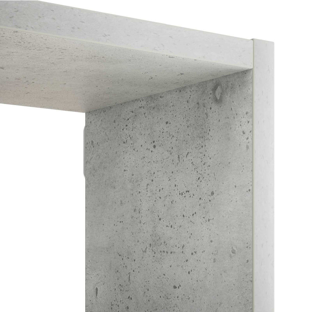 vidaXL Półka ścienna Betonowy szary 72 x 17 x 105 cm