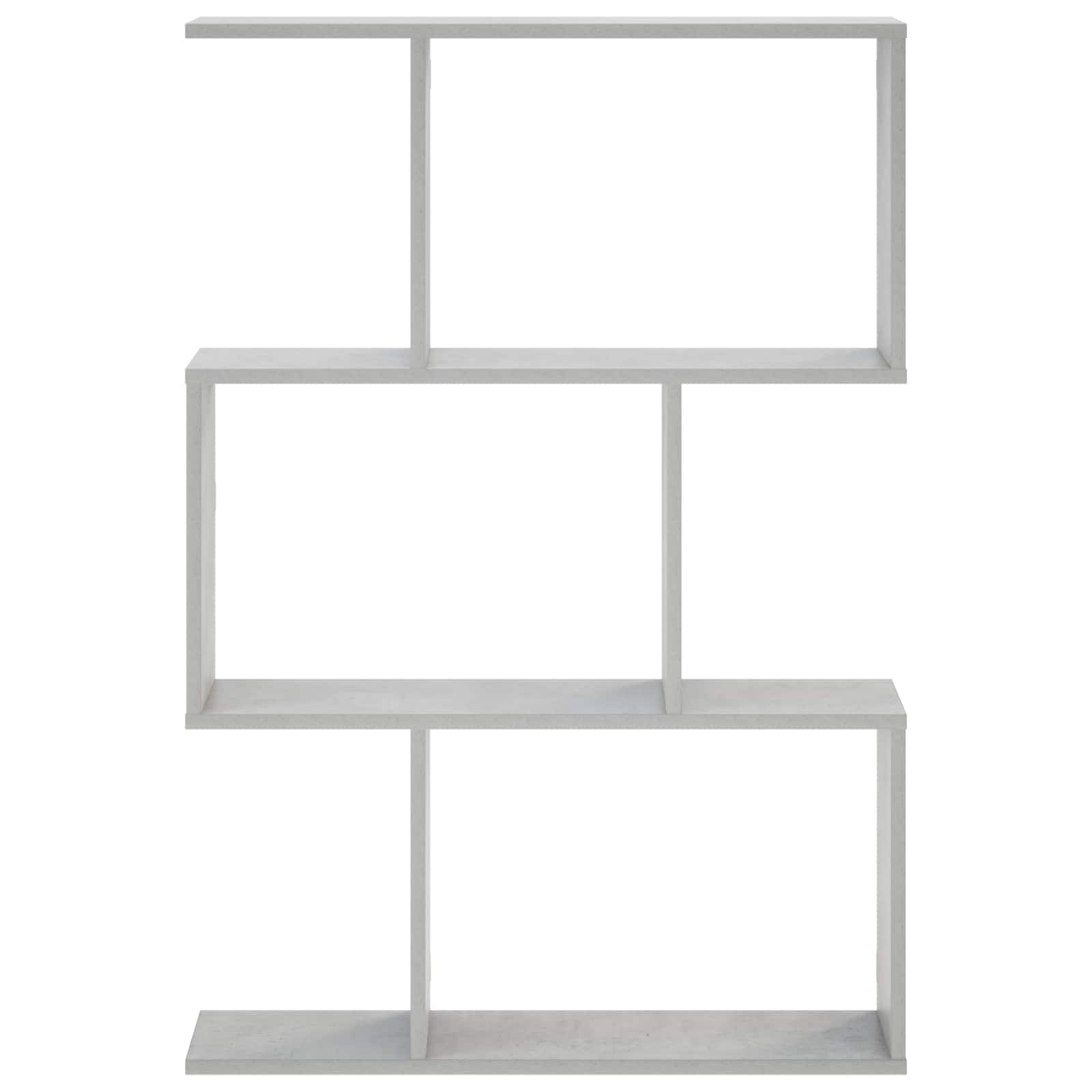 vidaXL Półka ścienna Betonowy szary 72 x 17 x 105 cm