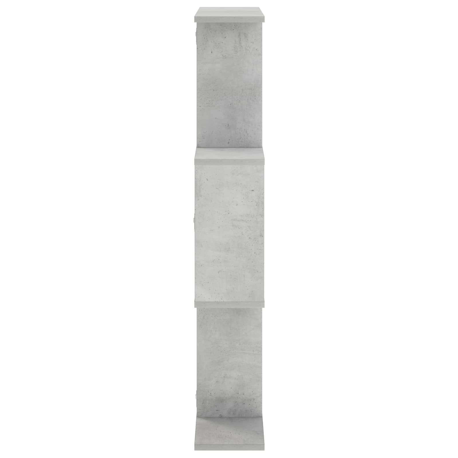 vidaXL Półka ścienna Betonowy szary 72 x 17 x 105 cm