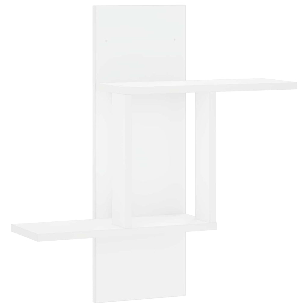 vidaXL Półka ścienna Biały 59 x 17 x 63 cm Drewno inżynieryjne