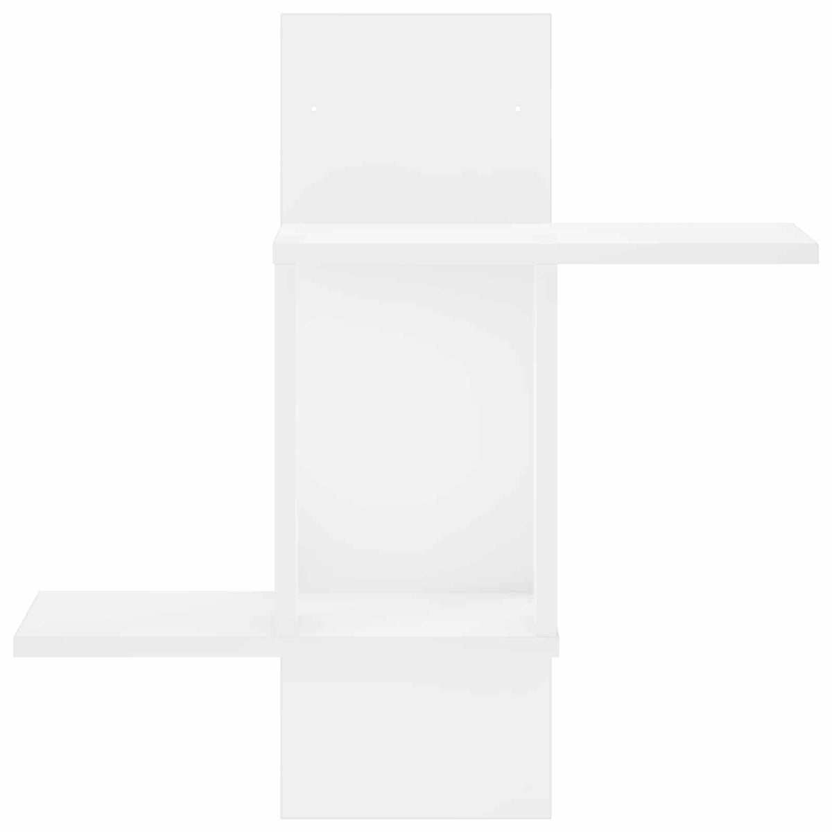 vidaXL Półka ścienna Biały 59 x 17 x 63 cm Drewno inżynieryjne