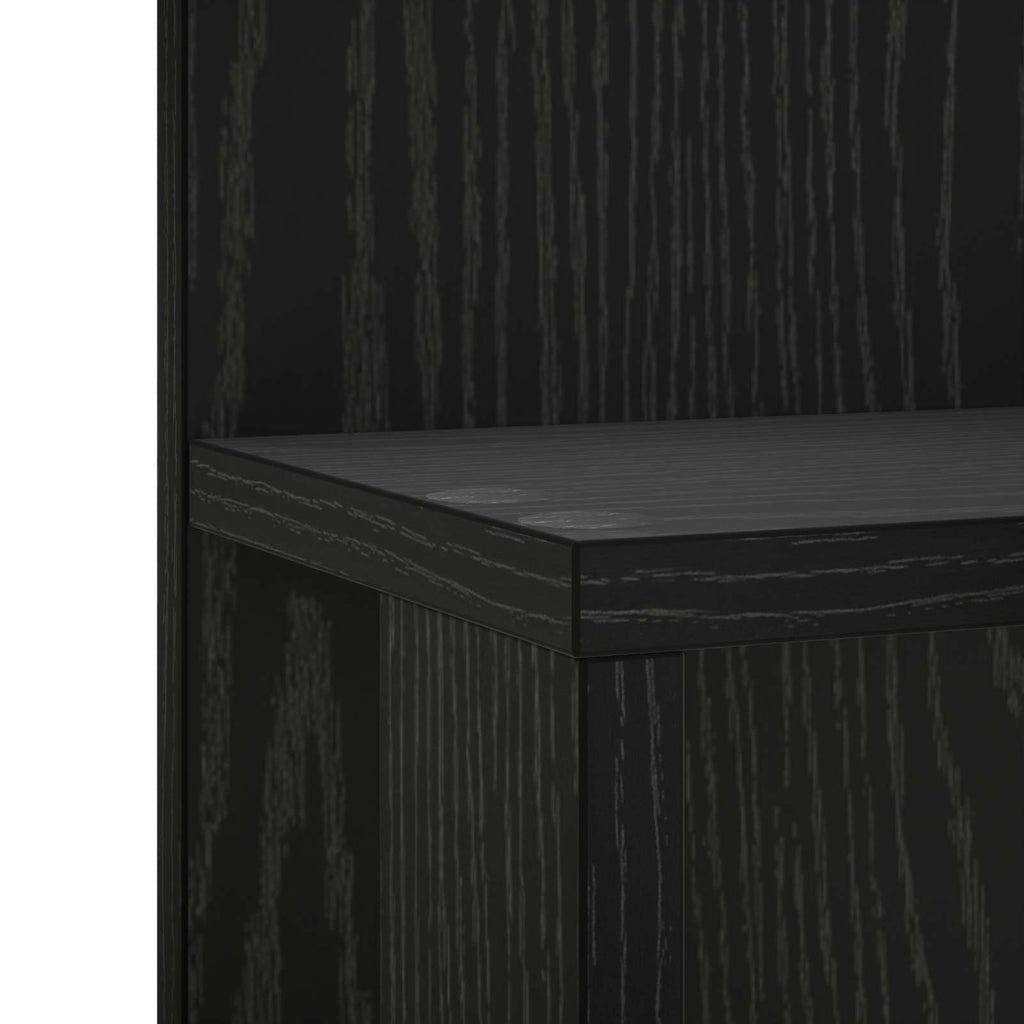 vidaXL Półka ścienna Czarny dąb 59 x 17 x 63 cm Drewno inżynieryjne
