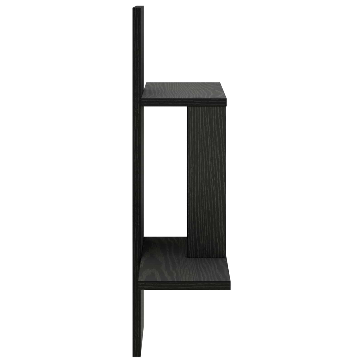 vidaXL Półka ścienna Czarny dąb 59 x 17 x 63 cm Drewno inżynieryjne