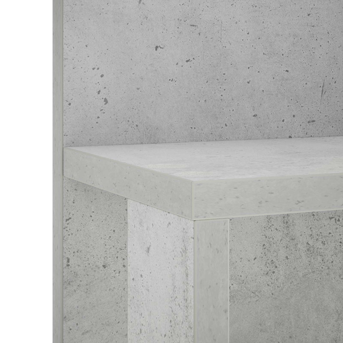 vidaXL Półka ścienna Betonowy szary 59 x 17 x 63 cm