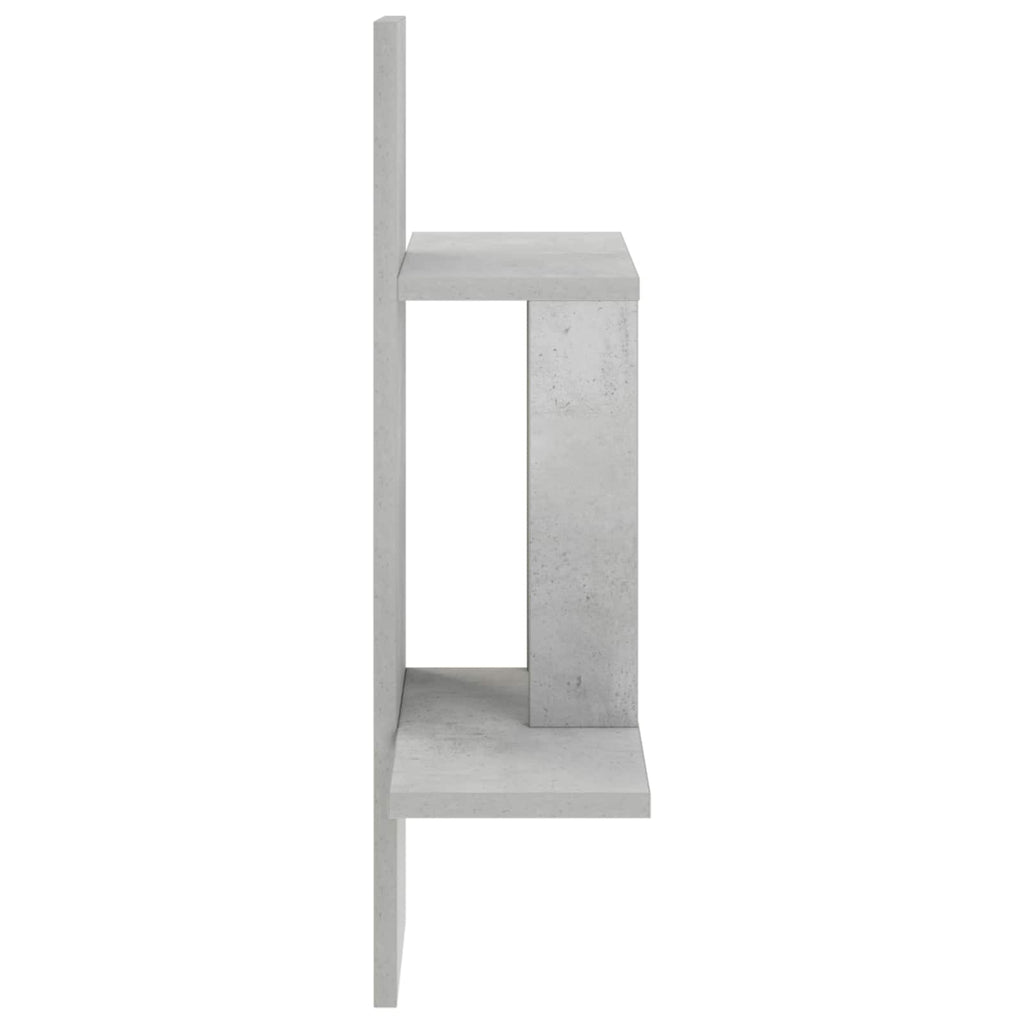 vidaXL Półka ścienna Betonowy szary 59 x 17 x 63 cm