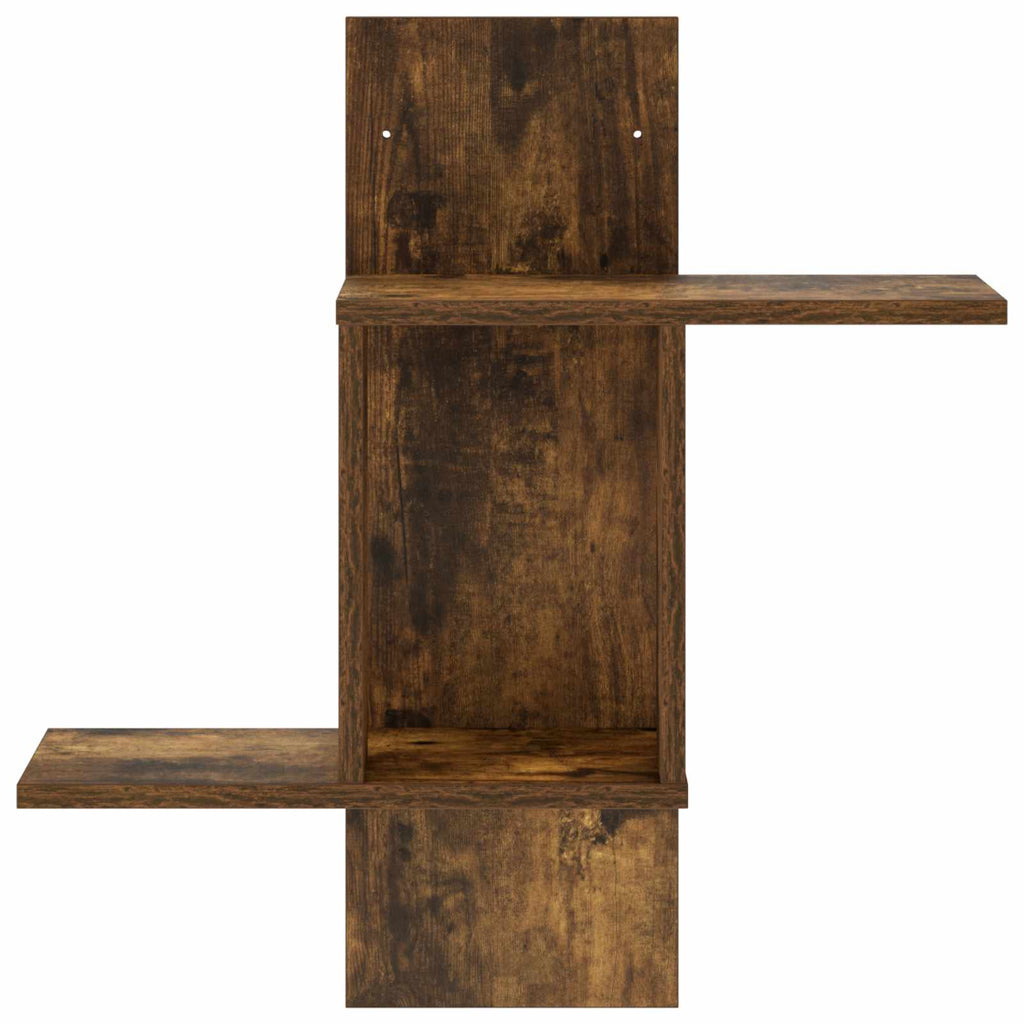 vidaXL Półka ścienna Dąb wędzony 59 x 17 x 63 cm Drewno inżynieryjne