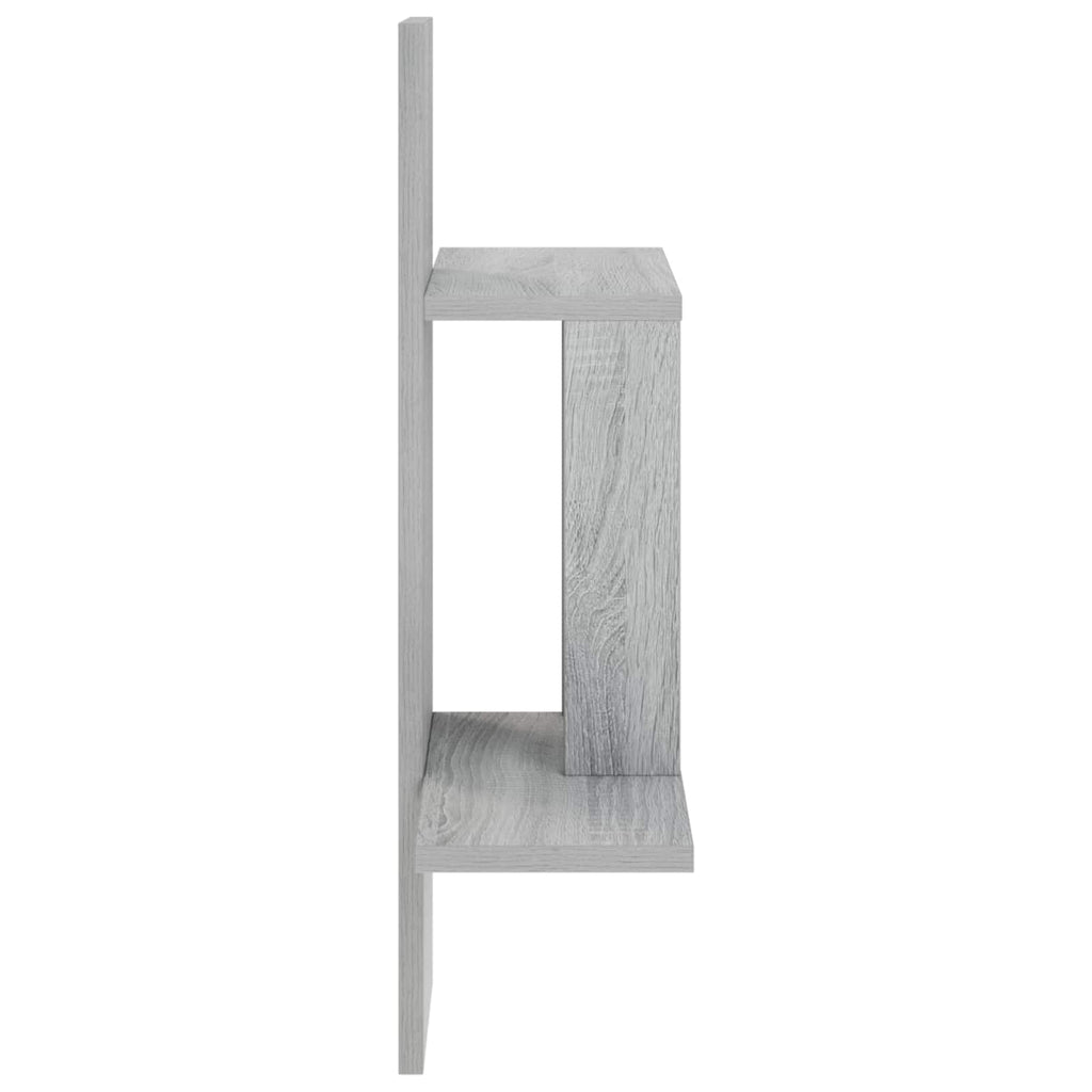 vidaXL Półka ścienna Szary Sonoma 59 x 17 x 63 cm Drewno inżynieryjne