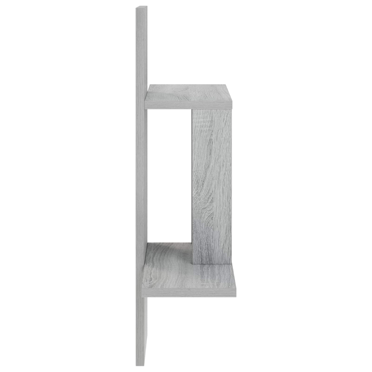 vidaXL Półka ścienna Szary Sonoma 59 x 17 x 63 cm Drewno inżynieryjne
