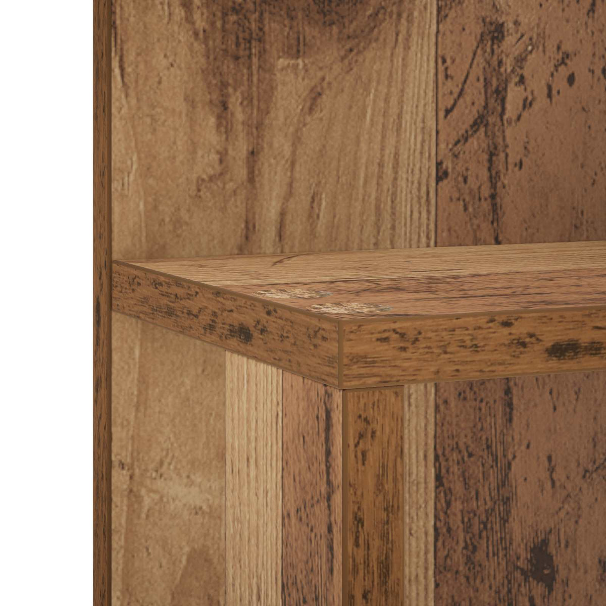 vidaXL Półka ścienna Stare drewno 59 x 17 x 63 cm Drewno inżynieryjne