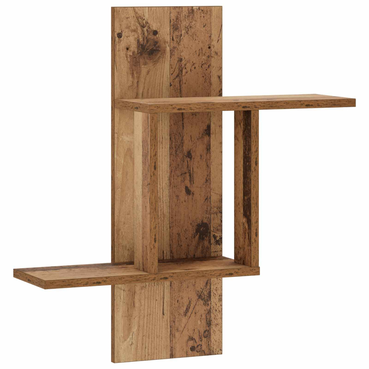 vidaXL Półka ścienna Stare drewno 59 x 17 x 63 cm Drewno inżynieryjne