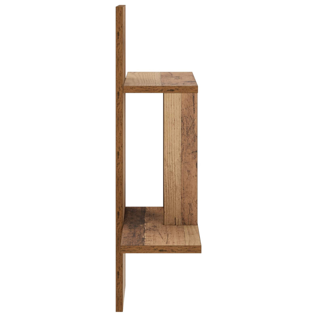 vidaXL Półka ścienna Stare drewno 59 x 17 x 63 cm Drewno inżynieryjne