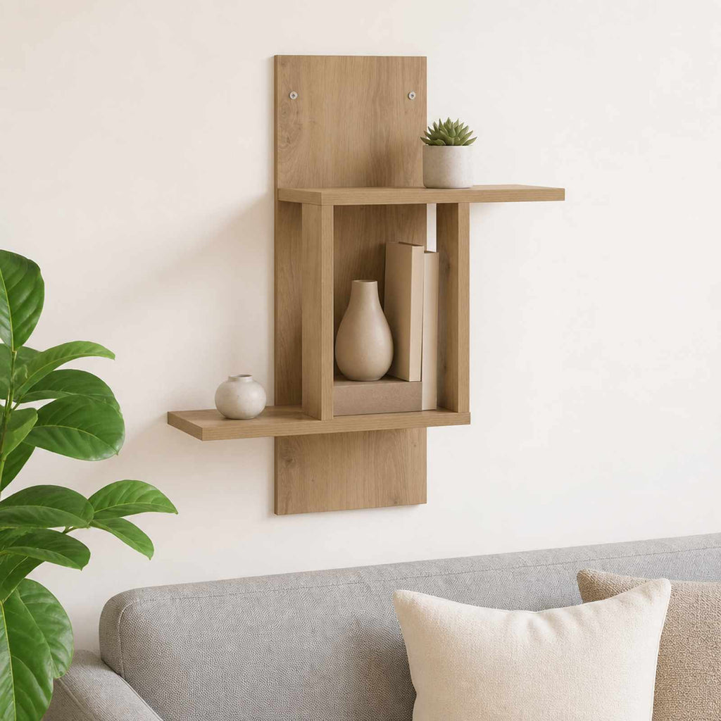 vidaXL Półka ścienna Dąb artisan 59 x 17 x 63 cm Drewno inżynieryjne