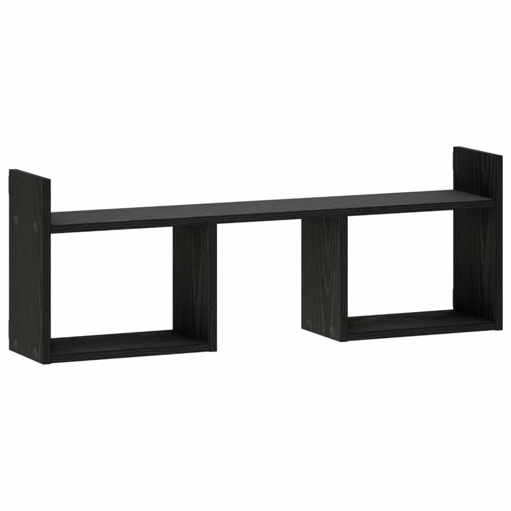 vidaXL Półka ścienna Czarny dąb 90 x 17 x 32 cm Drewno inżynieryjne