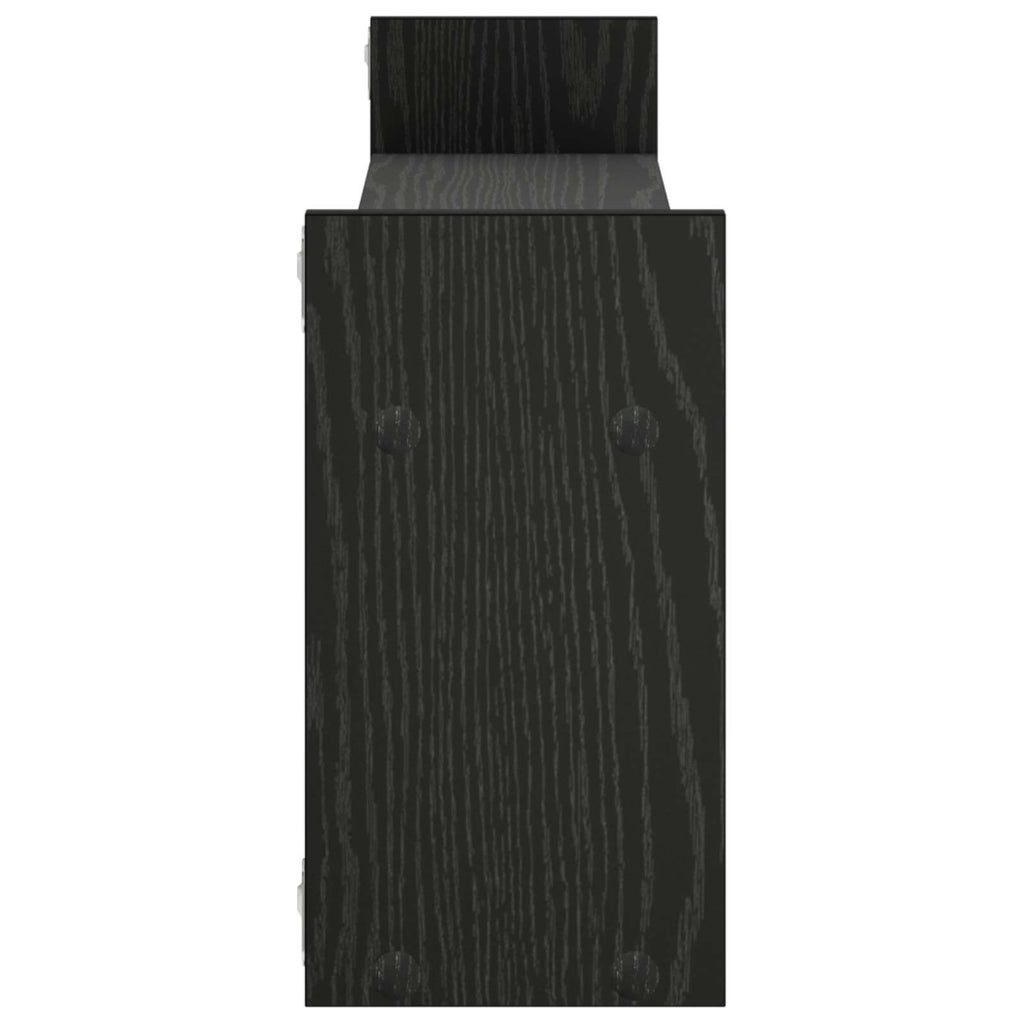 vidaXL Półka ścienna Czarny dąb 90 x 17 x 32 cm Drewno inżynieryjne