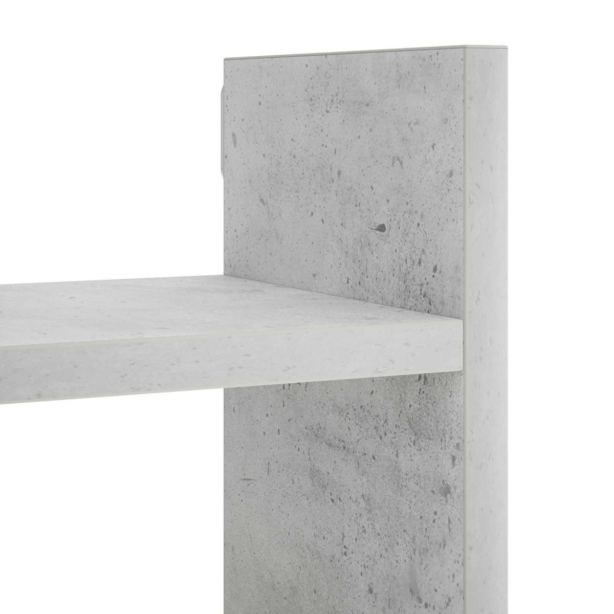 vidaXL Półka ścienna Betonowy szary 90 x 17 x 32 cm