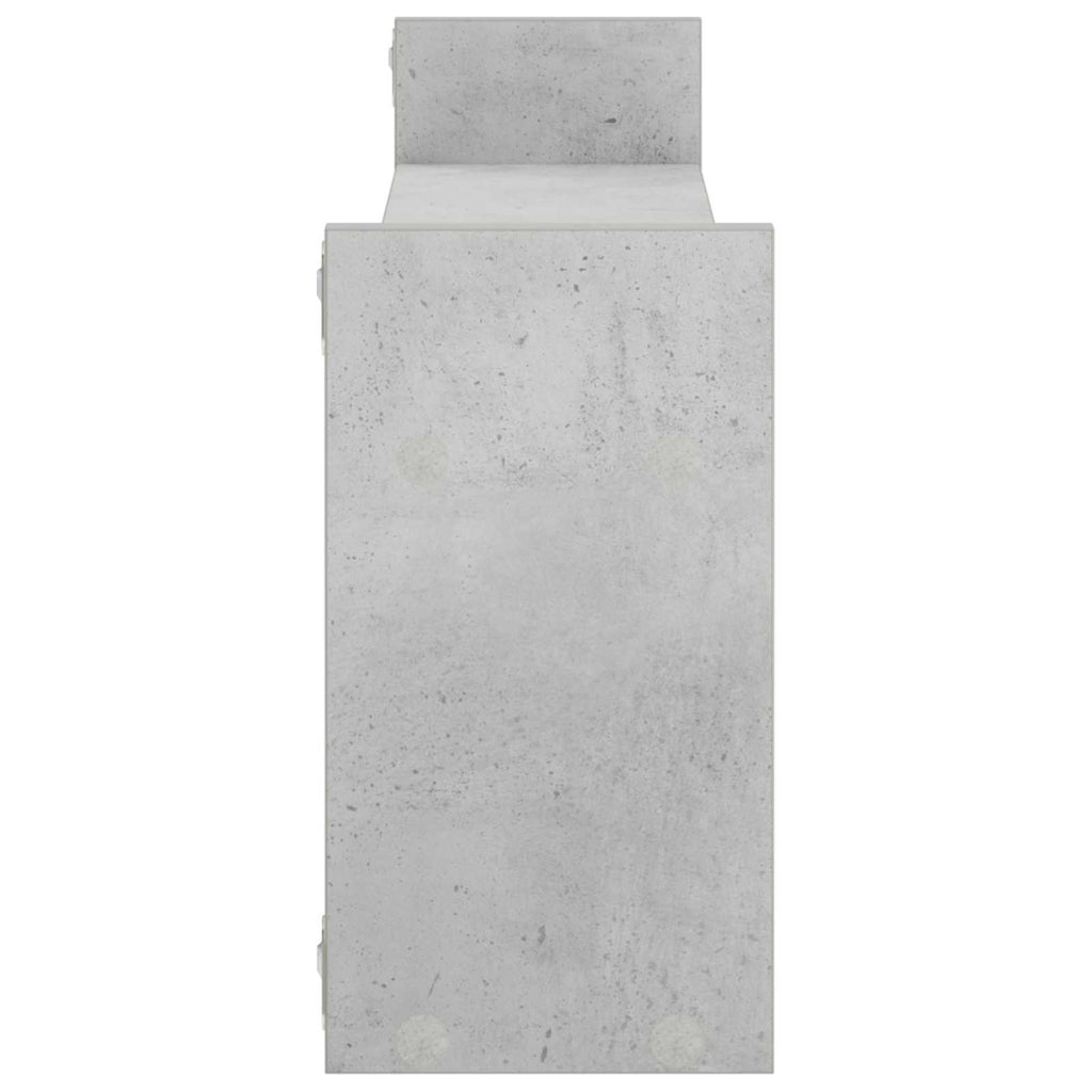 vidaXL Półka ścienna Betonowy szary 90 x 17 x 32 cm