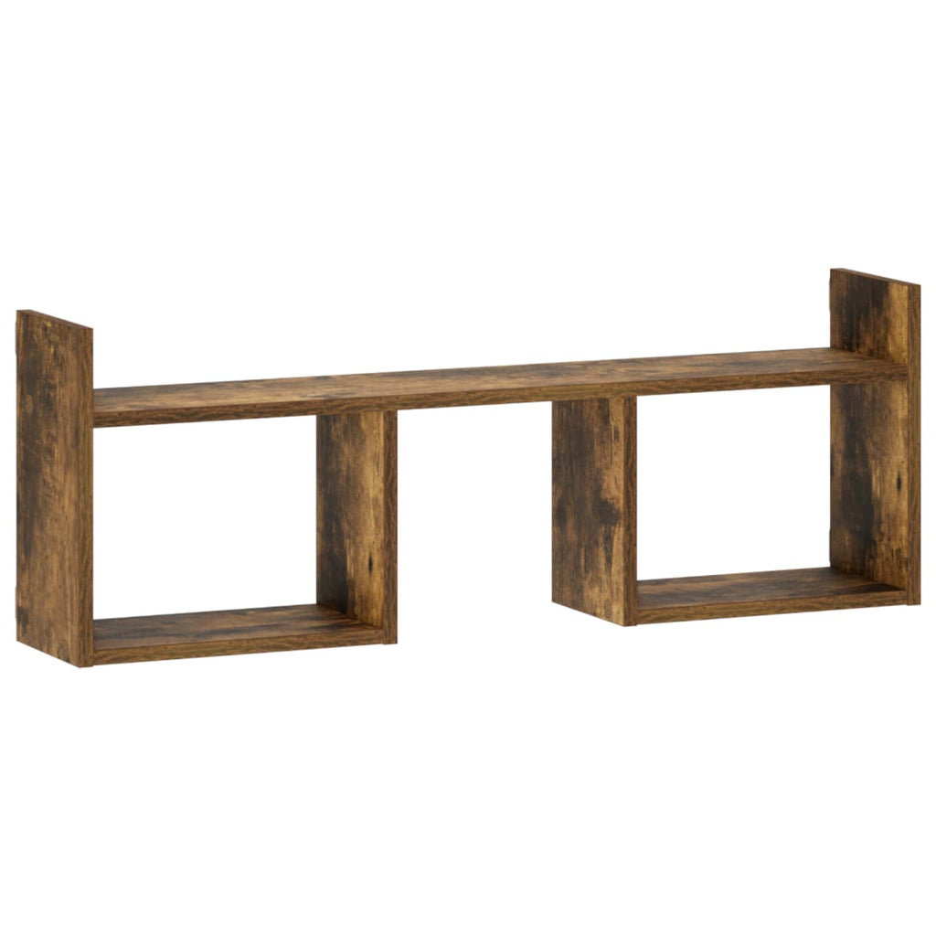 vidaXL Półka ścienna Dąb wędzony 90 x 17 x 32 cm Drewno inżynieryjne