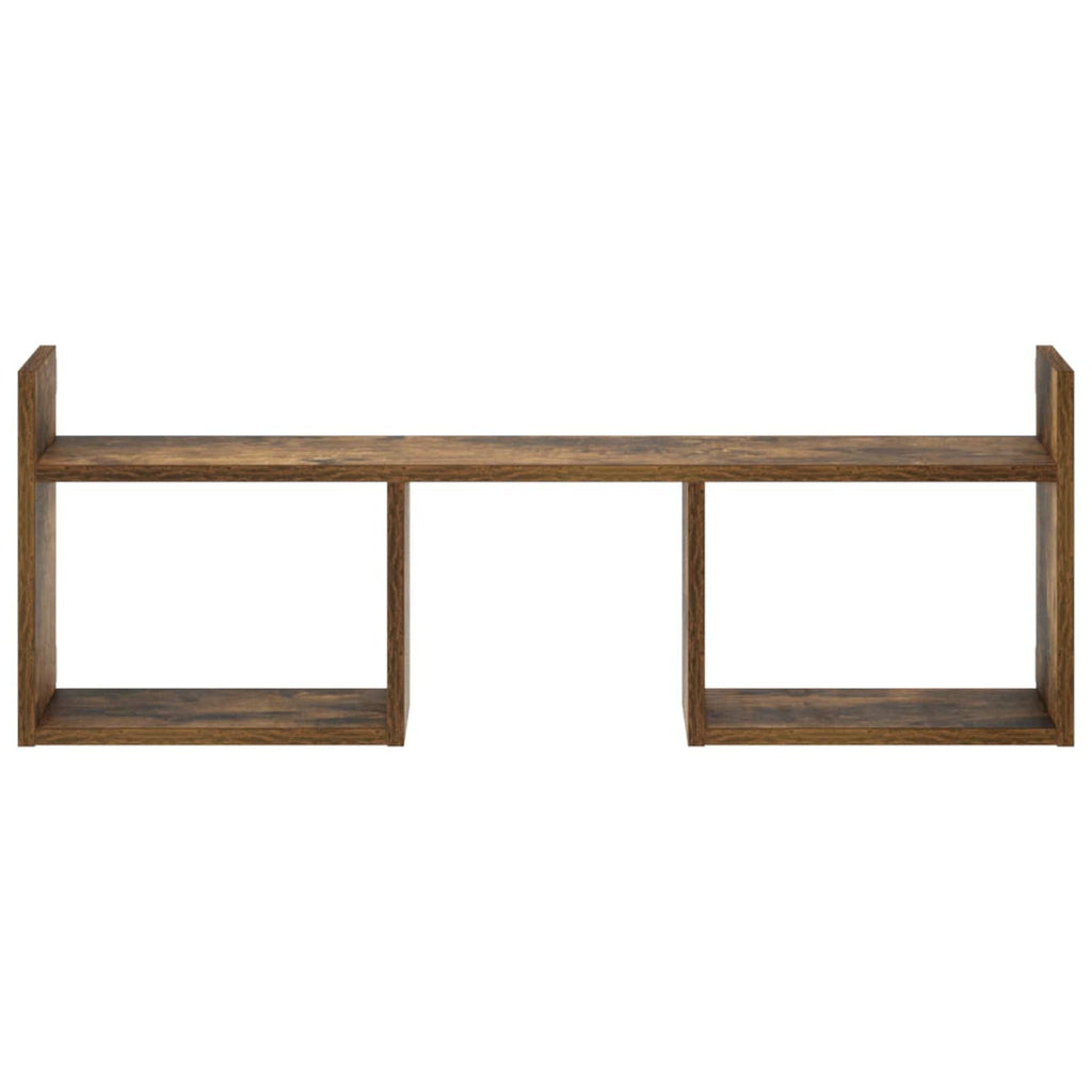 vidaXL Półka ścienna Dąb wędzony 90 x 17 x 32 cm Drewno inżynieryjne