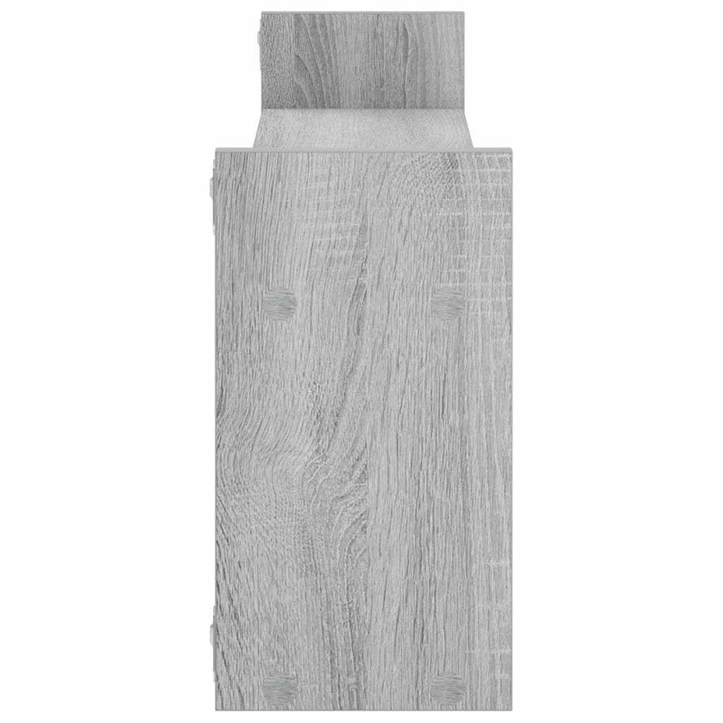 vidaXL Półka ścienna Szary Sonoma 90 x 17 x 32 cm Drewno inżynieryjne