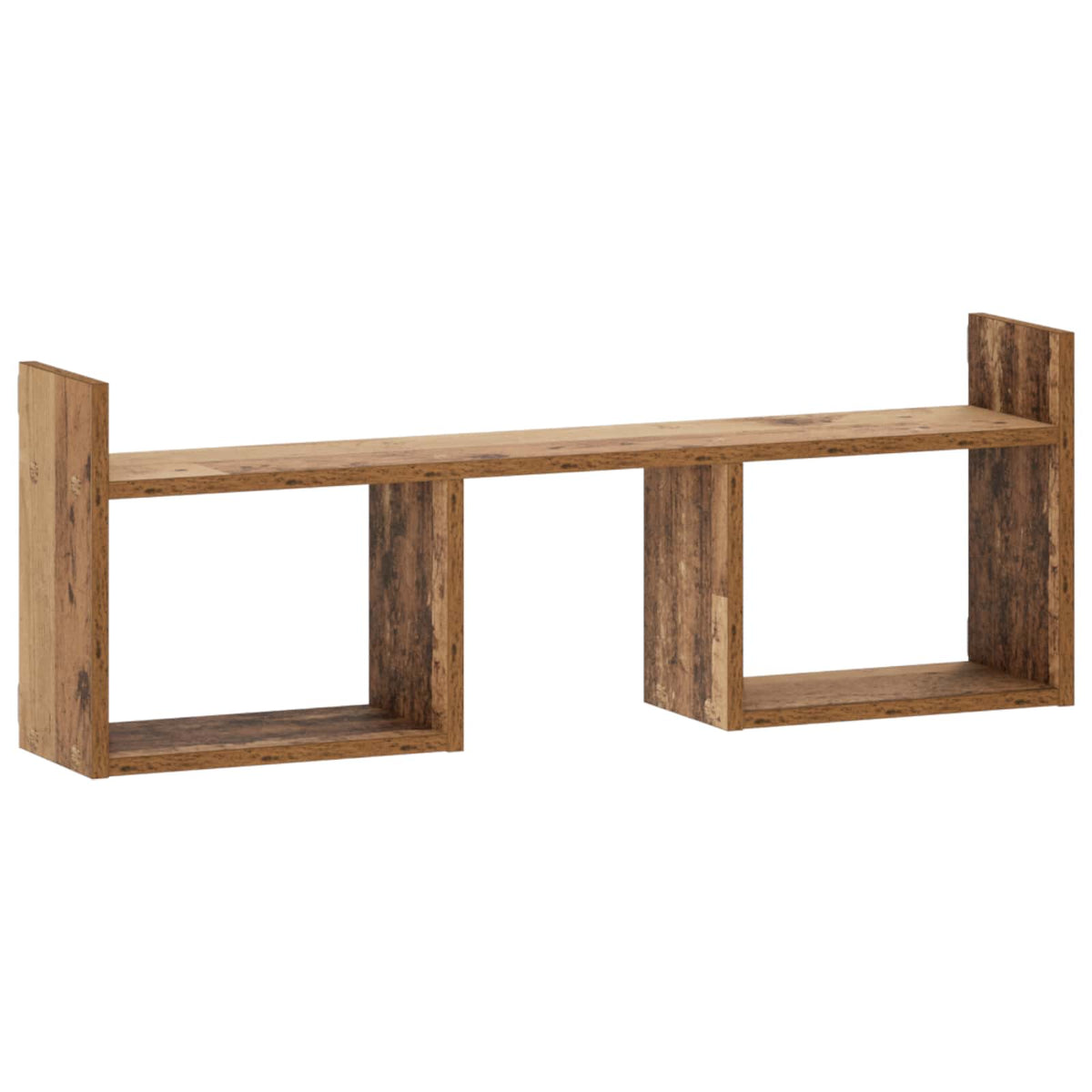 vidaXL Półka ścienna Stare drewno 90 x 17 x 32 cm Drewno inżynieryjne