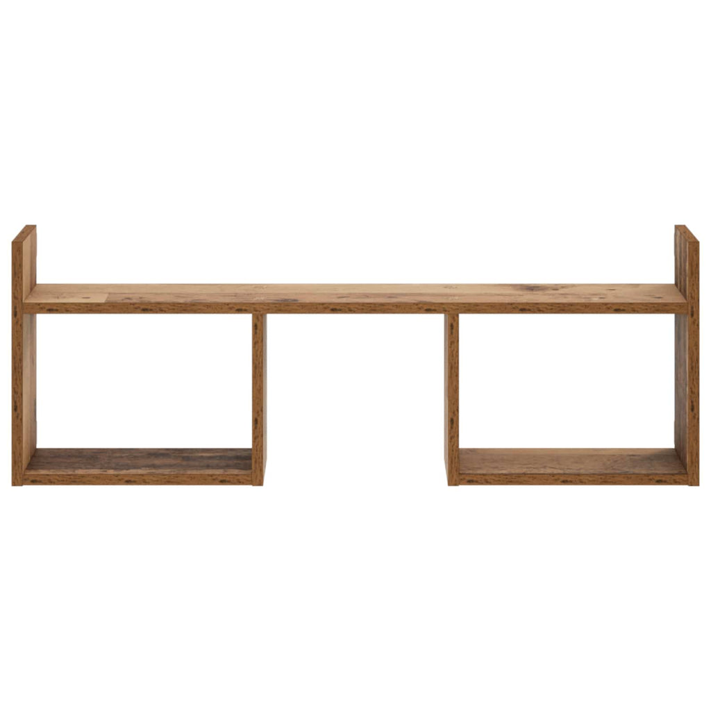 vidaXL Półka ścienna Stare drewno 90 x 17 x 32 cm Drewno inżynieryjne
