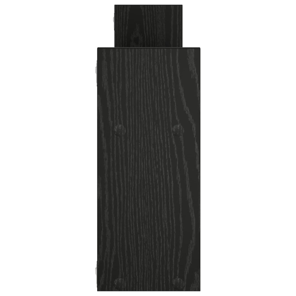 vidaXL Półka ścienna Czarny dąb 97,5 x 17 x 40 cm Drewno inżynieryjne