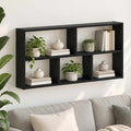 vidaXL Półka ścienna Czarny dąb 102 x 17 x 50 cm Drewno inżynieryjne