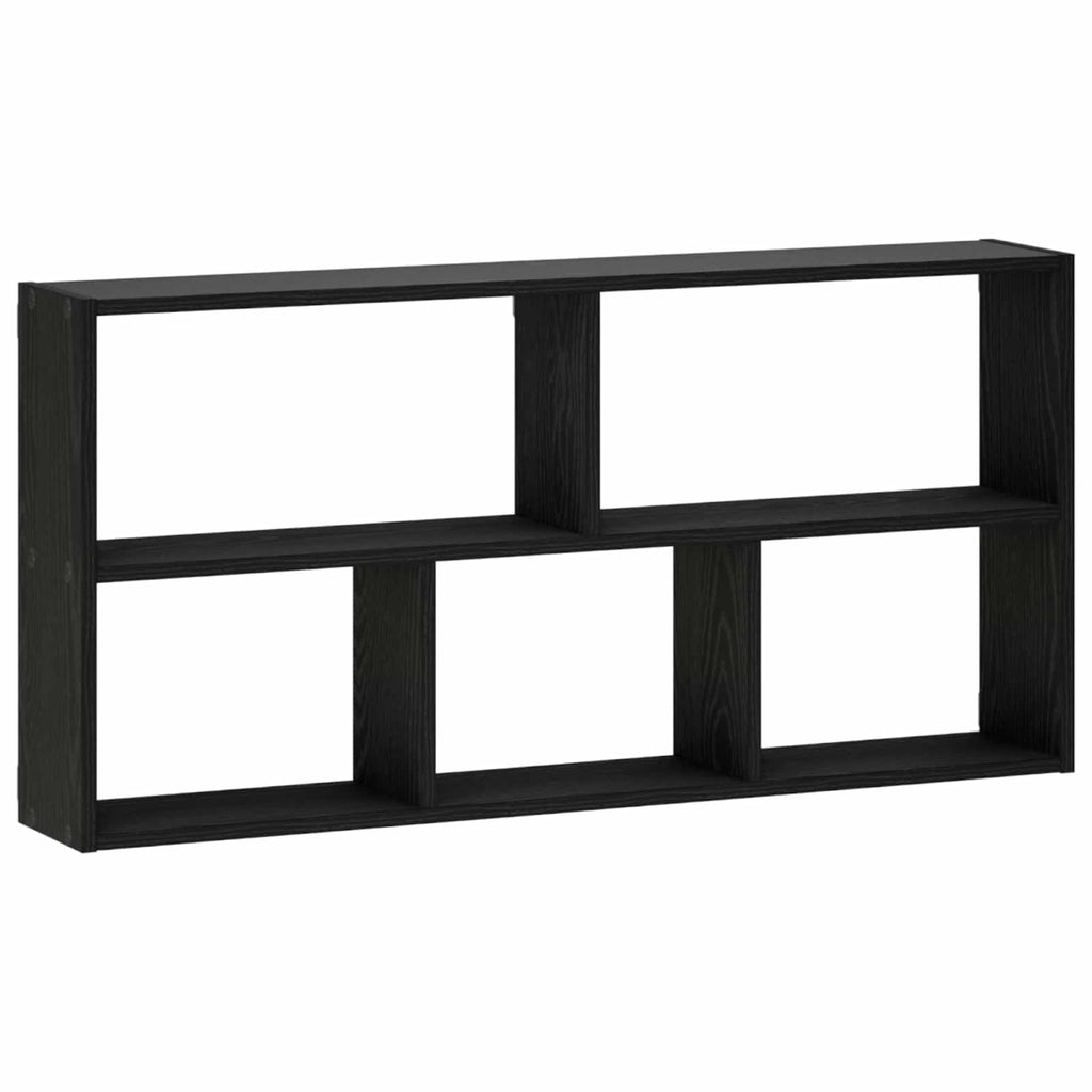 vidaXL Półka ścienna Czarny dąb 102 x 17 x 50 cm Drewno inżynieryjne