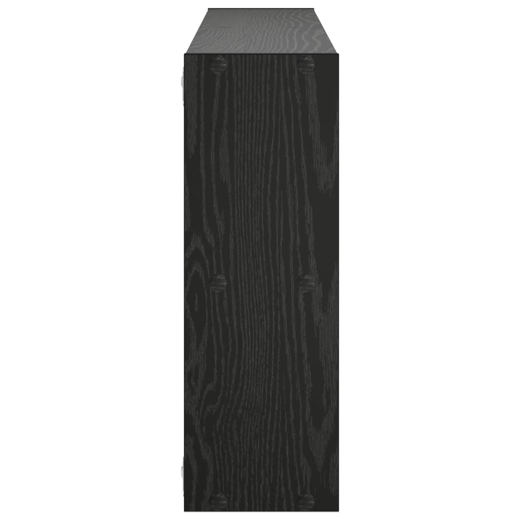 vidaXL Półka ścienna Czarny dąb 102 x 17 x 50 cm Drewno inżynieryjne