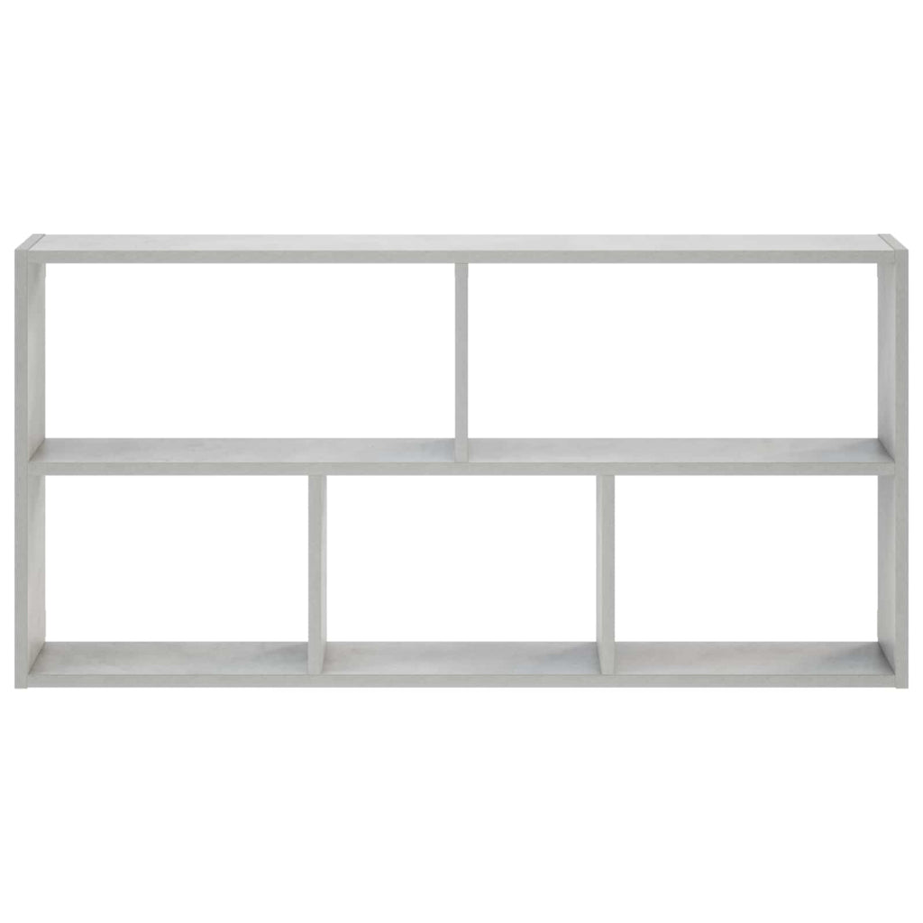 vidaXL Półka ścienna Betonowy szary 102 x 17 x 50 cm