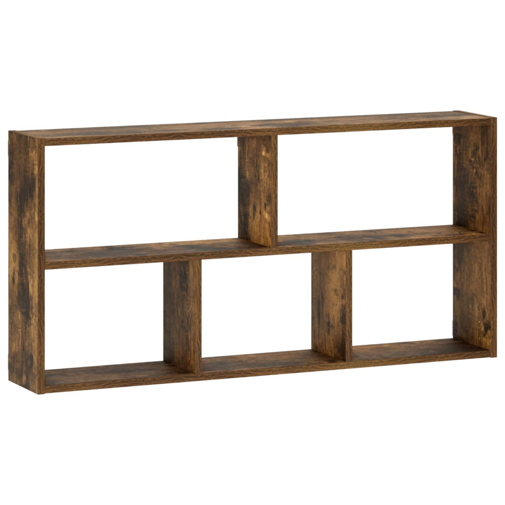 vidaXL Półka ścienna Dąb wędzony 102 x 17 x 50 cm Drewno inżynieryjne
