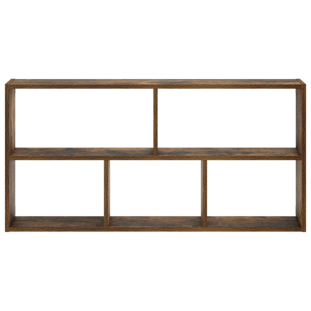vidaXL Półka ścienna Dąb wędzony 102 x 17 x 50 cm Drewno inżynieryjne