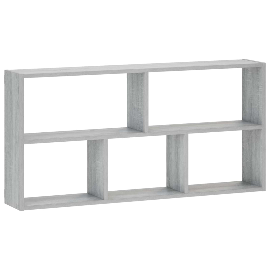 vidaXL Półka ścienna Szary Sonoma 102 x 17 x 50 cm Drewno inżynieryjne