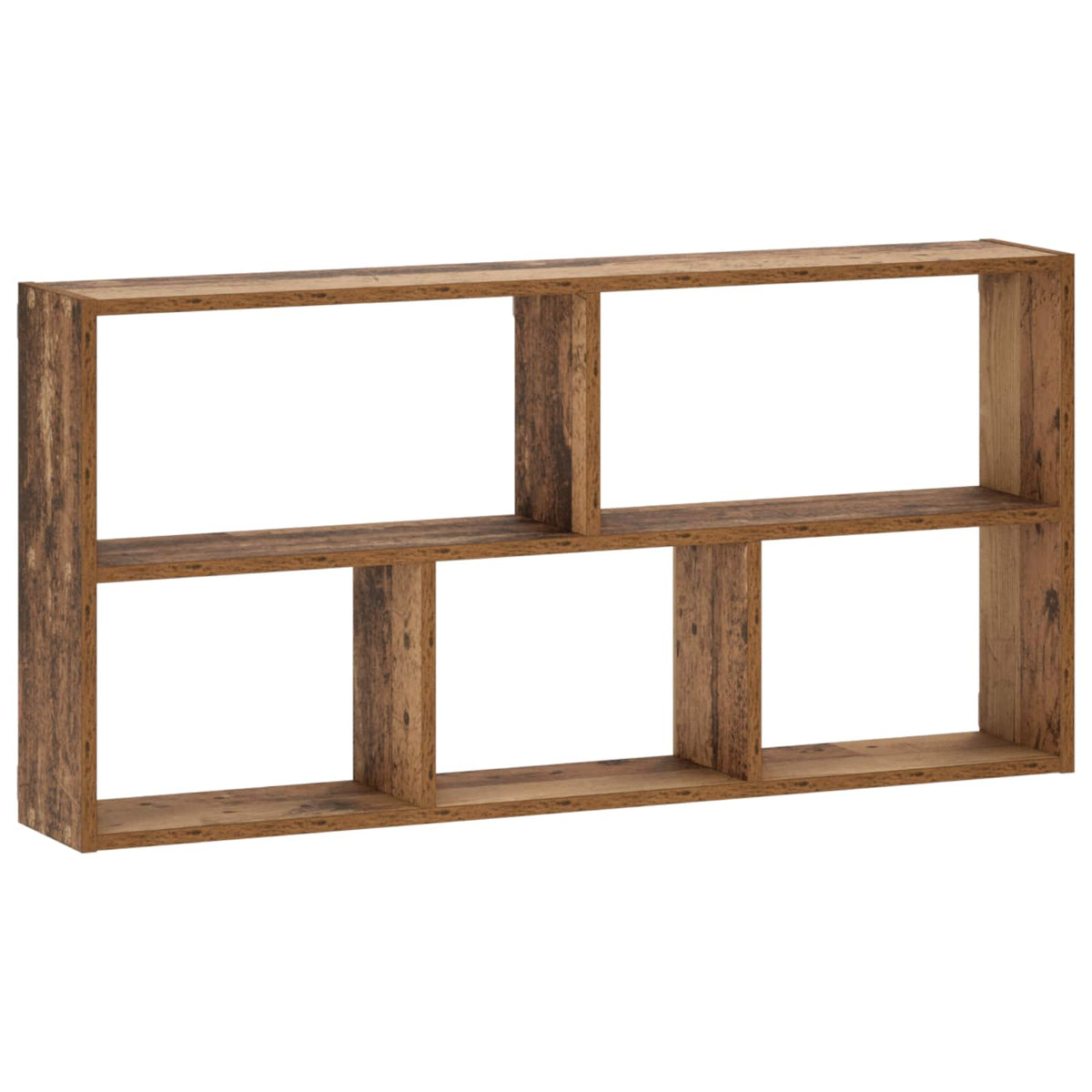 vidaXL Półka ścienna Stare drewno 102 x 17 x 50 cm Drewno inżynieryjne