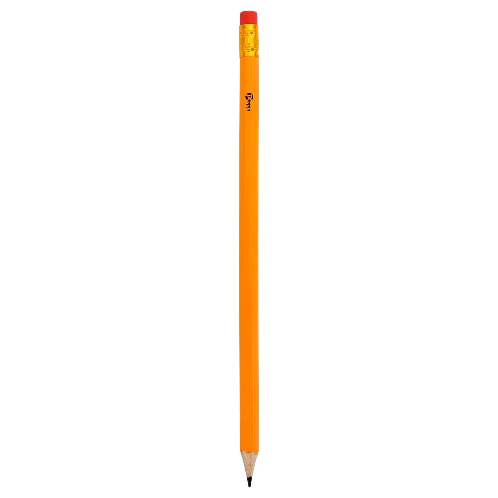 vidaXL Ołówki HB 1000 szt. Ø 0,7 x 18,5 cm żółty Lite drewno topolowe