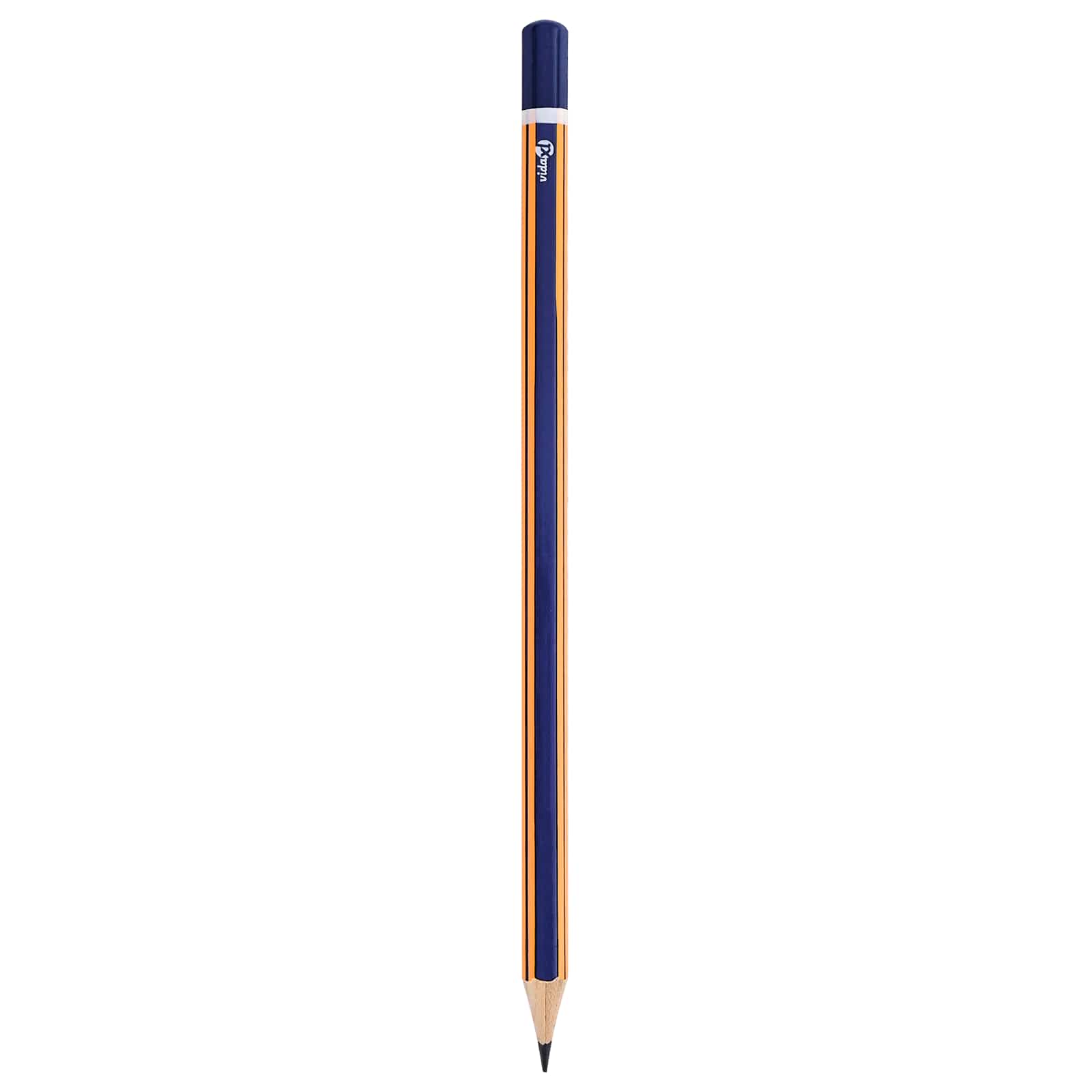 vidaXL Ołówki HB Ø 0,7 x 18 cm Niebieski i żółty Lite drewno topolowe