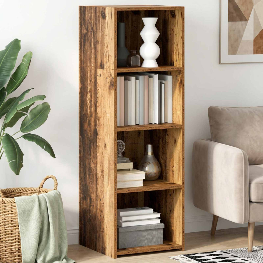 vidaXL Highboard Stare drewno 40 x 41 x 124 cm Drewno inżynieryjne