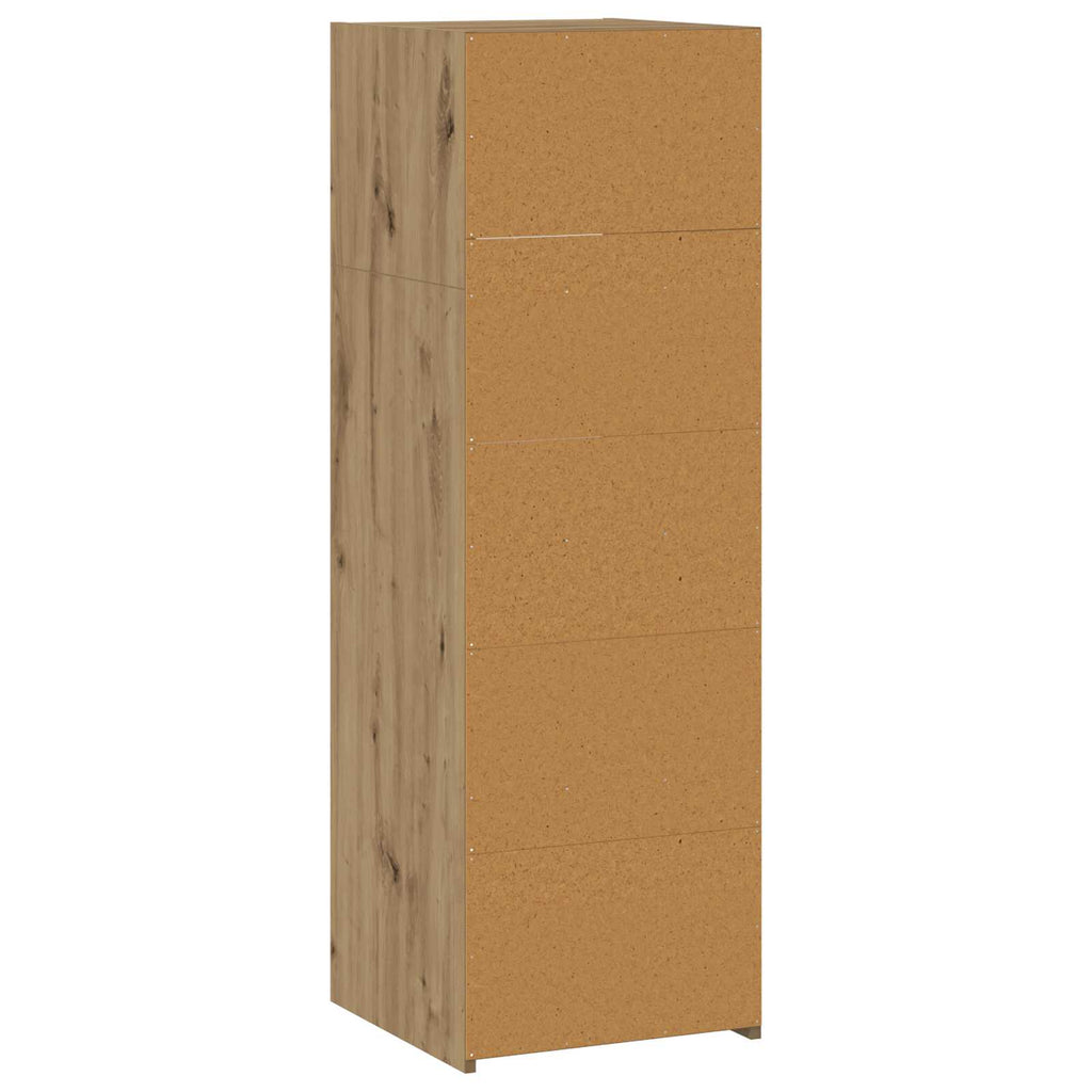 vidaXL Highboard Dąb artisan 40 x 41 x 124 cm Drewno inżynieryjne