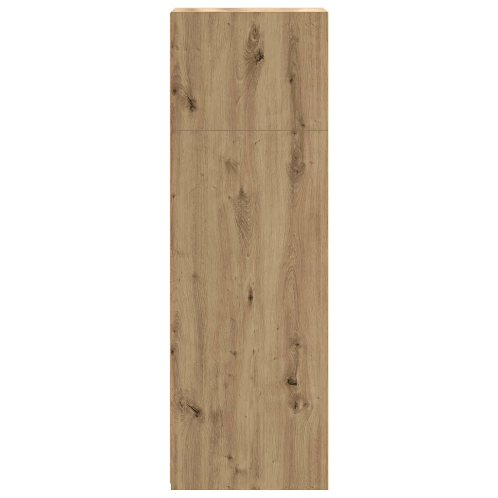 vidaXL Highboard Dąb artisan 40 x 41 x 124 cm Drewno inżynieryjne