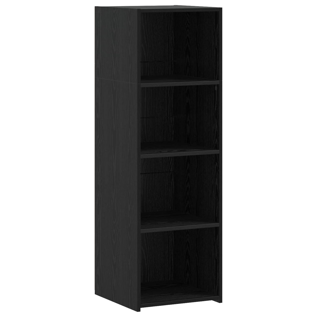 vidaXL Highboard Czarny dąb 40 x 41 x 124 cm Drewno inżynieryjne