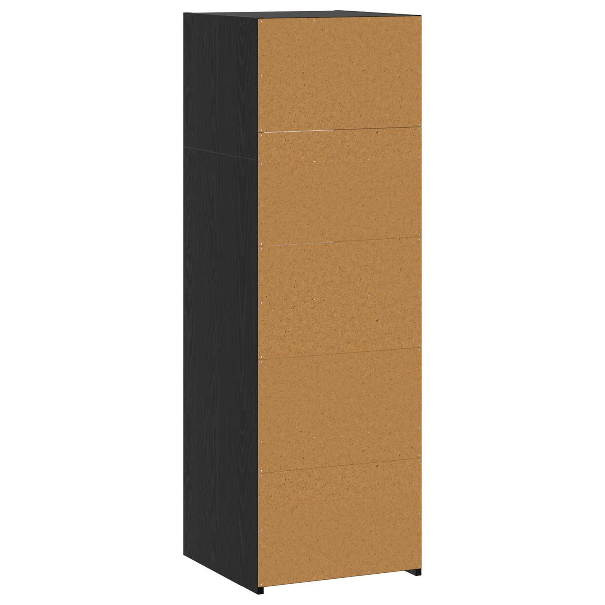 vidaXL Highboard Czarny dąb 40 x 41 x 124 cm Drewno inżynieryjne