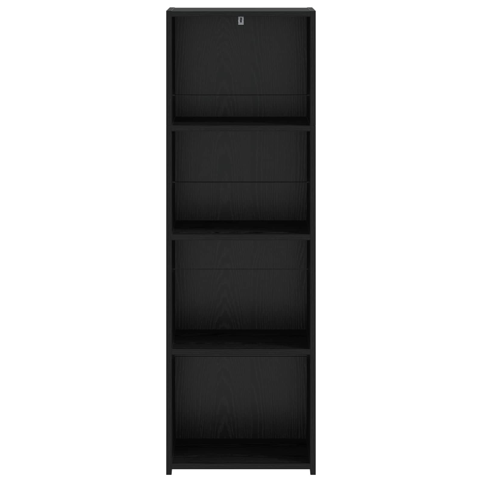 vidaXL Highboard Czarny dąb 40 x 41 x 124 cm Drewno inżynieryjne