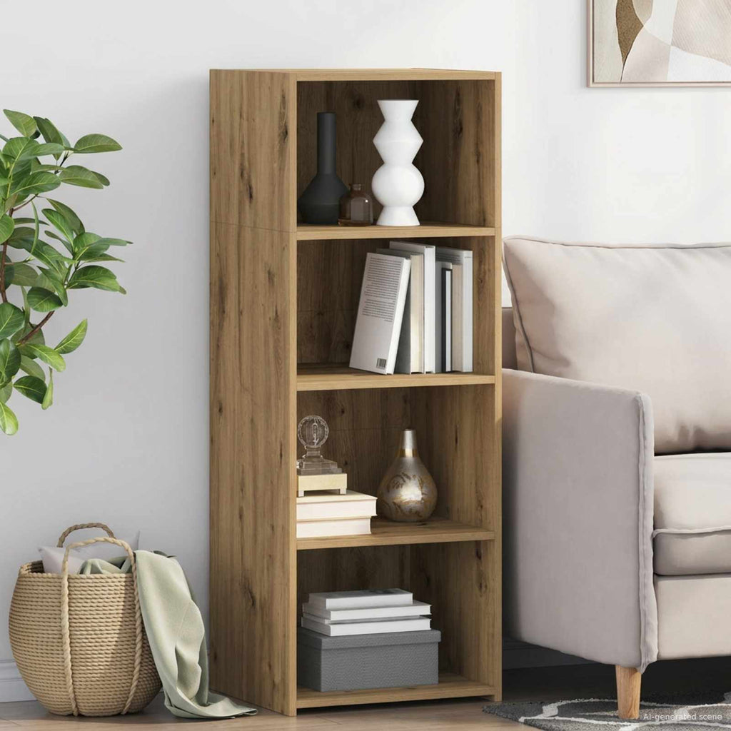 vidaXL Highboard Dąb artisan 45 x 41 x 124 cm Drewno inżynieryjne