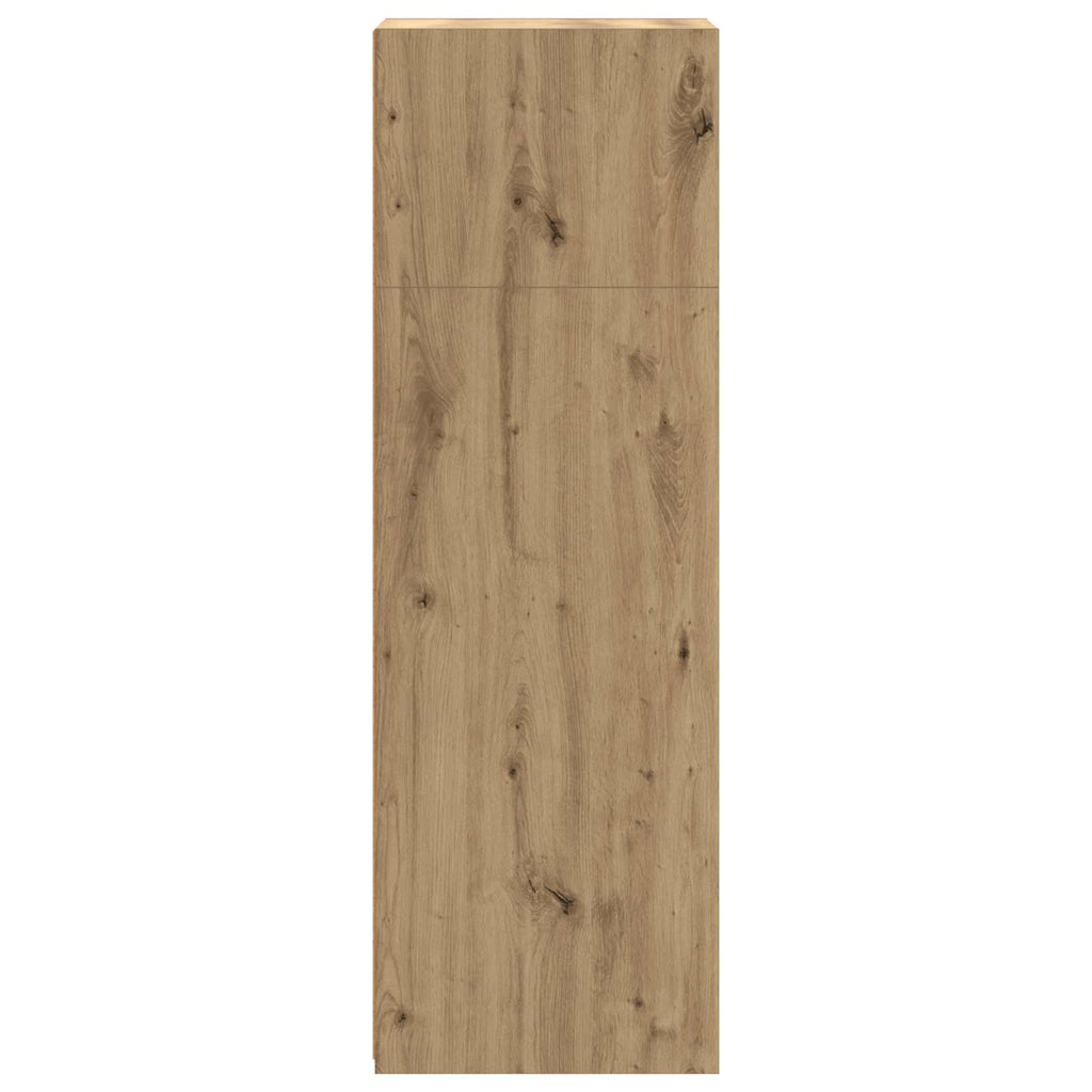 vidaXL Highboard Dąb artisan 45 x 41 x 124 cm Drewno inżynieryjne