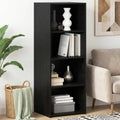 vidaXL Highboard Czarny dąb 45 x 41 x 124 cm Drewno inżynieryjne