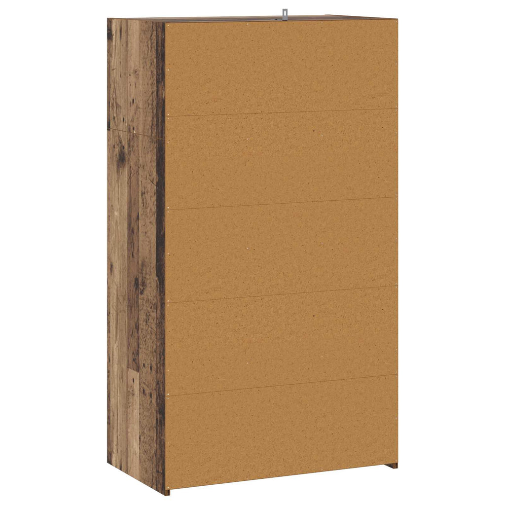 vidaXL Highboard Stare drewno 70 x 41 x 124 cm Drewno inżynieryjne