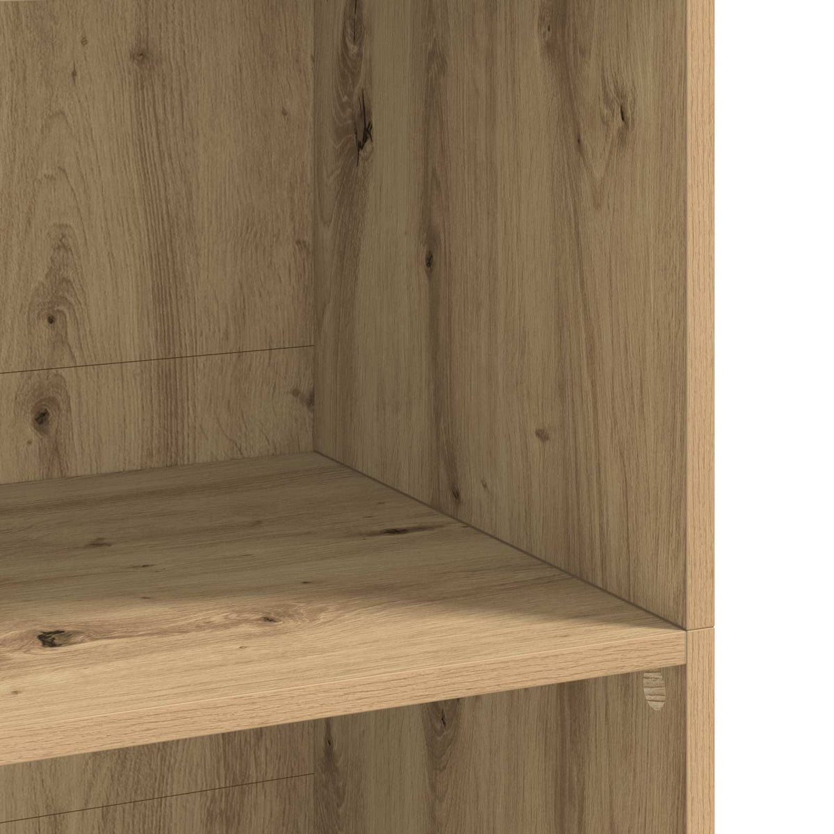 vidaXL Highboard Dąb artisan 70 x 41 x 124 cm Drewno inżynieryjne